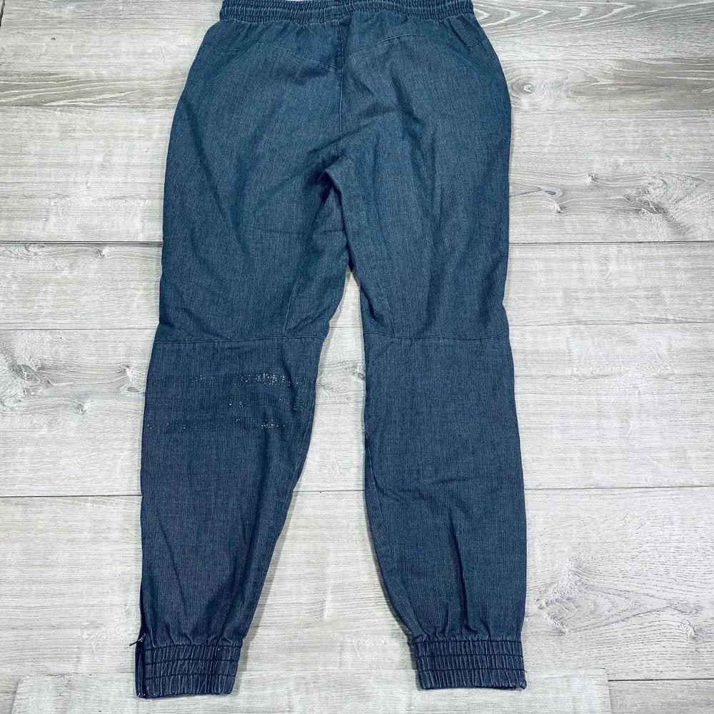 Adidas Pants Mens Large Gray‎ Jogger Track Sweatpants Trefoil Logo Zip Cuff